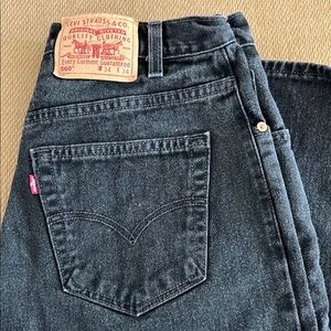 Levi's Black Denim Jeans